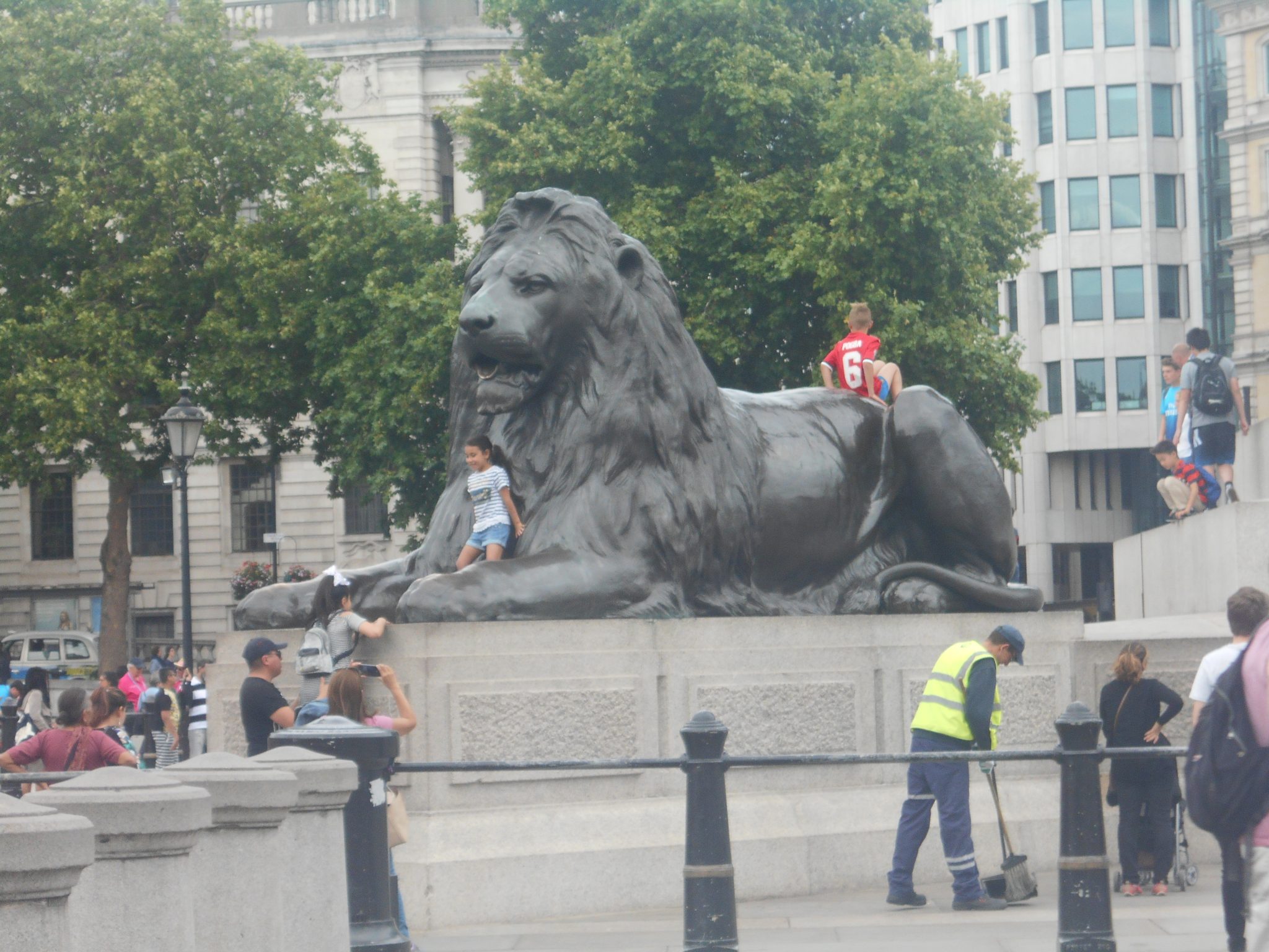 Los Leones de Trafalgar Square - Londres ⋆ Lugareame